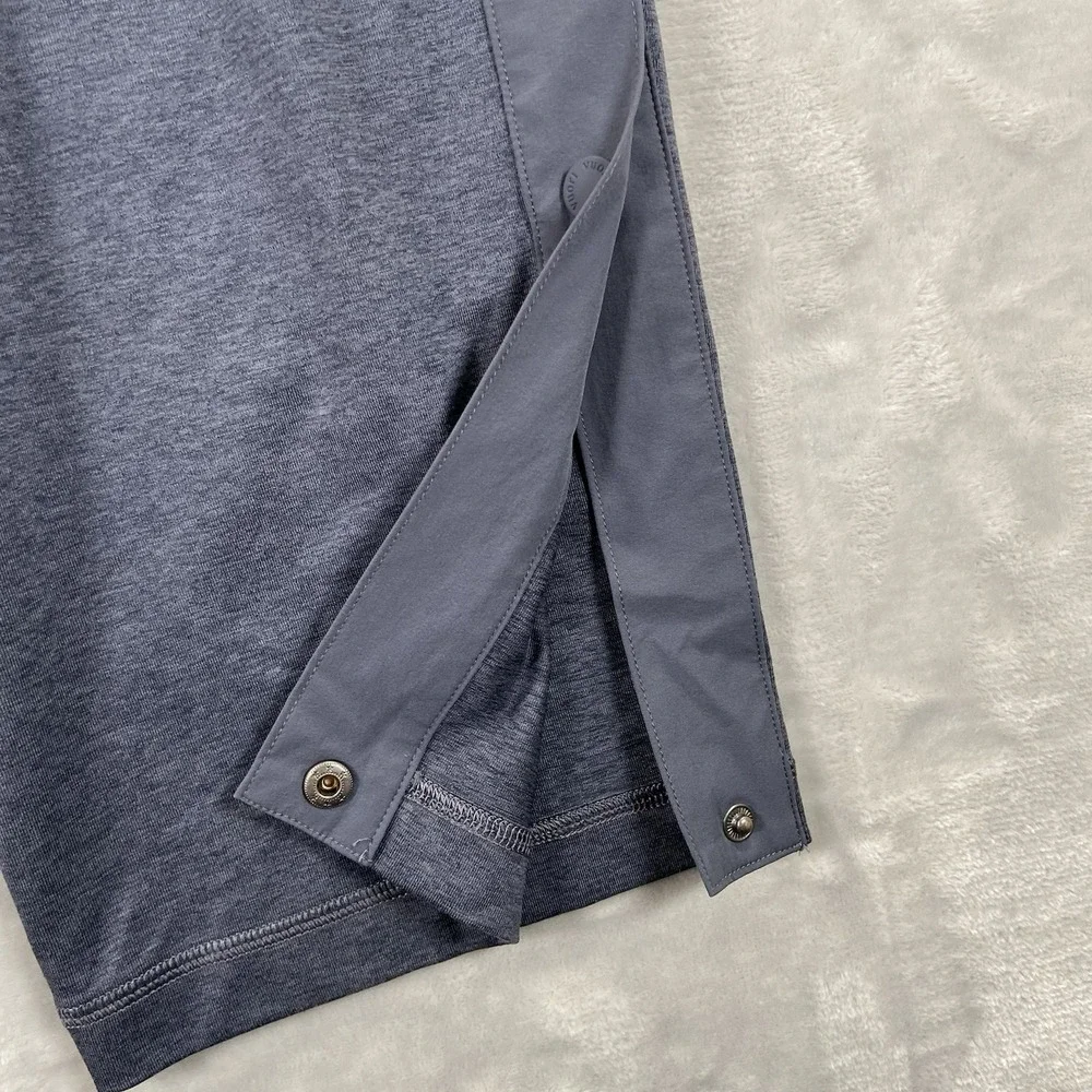 Vuori Sunday Performance Warm Up Pants Mens Medium 32x30 Athletic Side Snaps